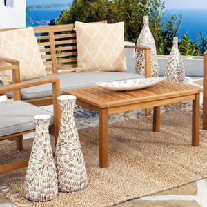 Vase de table moderne en bambou et nacre, design vietnamien, fait main, pour centres de table, prix de gros - Product Image 4