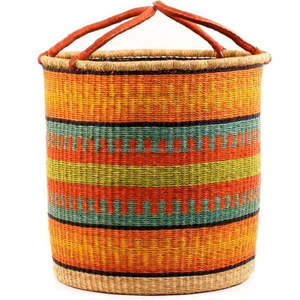 Panier de Bolga en paille durable Organisateur de stockage en jonc de mer fait à la main Vente en gros durable du Vietnam - Product Image 4