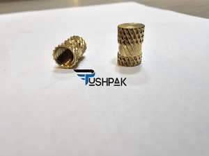 Inserts filetés en laiton à tête fendue pour compression, dimensions métriques et impériales, fixation pour applications industrielles générales - Product Image 4