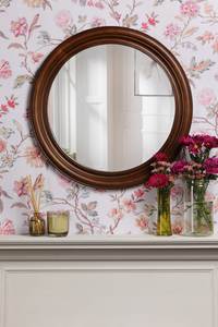 Cadre de miroir en bois naturel, bordure de miroir décorative artisanale pour l'intérieur de la maison, chambre à coucher, salle de bain, dressing - Product Image 6