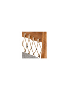 Sillón moderno de madera con diseño de respaldo cruzado, patas resistentes hechas a mano, silla de ocio para sala de estar, muebles para el hogar - Product Image 4
