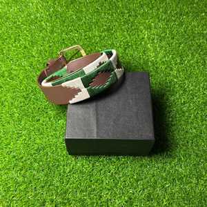 Étui en cuir véritable personnalisé de qualité supérieure, ceinture Polo tressée à la main en cuir de vachette, ceintures Polo robustes, sacs et étuis directement de l'usine LPB-0065 - Product Image 1