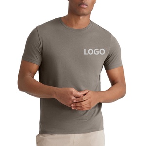 T-shirt Homme Respirant en Coton Spandex Coupe Slim Imprimé Personnalisé Manches Courtes 2026 - Product Image 1