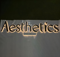 Fournisseur et fabricant d'enseignes lumineuses à LED d'origine chinoise, enseignes en acier inoxydable brossé 3D en métal LED