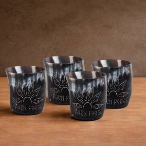 Verre à boire en corne naturelle polie de haute qualité, respectueux de l'environnement, au style rustique, pour les passionnés du Moyen Âge, verres à bière FAIZA CRAFT - Product Image 1