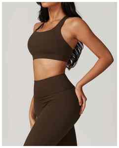 Conjuntos de ropa deportiva personalizada al por mayor, conjuntos de gimnasio, chaquetas de yoga, leggings de entrenamiento, sujetadores deportivos, conjuntos de ropa deportiva para mujer - Product Image 6