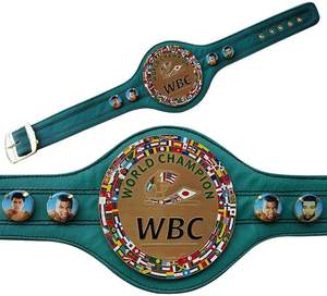 Cinturones de Campeonato de Lucha Libre Tradicional de Peso Pesado Personalizados del Fabricante de Pakistán - Cuero Impermeable y Transpirable Unisex - Product Image 1