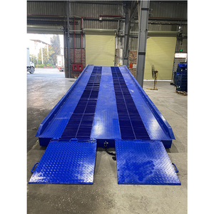 Meilleure vente 10T Vramp-10T-S rampe de chariot élévateur rampe de chargement Mobile pratique combiné conteneur plancher 1 an de garantie moteur fabriqué - Product Image 4