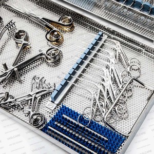 ENT Ear Surgical Instruments Tray Set Stainless Steel Otology Surgery <b>Kit</b> for Ear Anatomy Treatment <b>Kit</b> by Vaslcare - Product Image 3