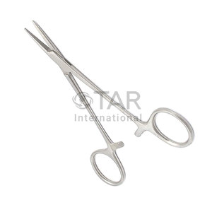 คีมหนีบหลอดเลือดสแตนเลสแบบอัตโนมัติ ขนาด 5.5 นิ้ว แบบตรง สำหรับผ่าตัด ใช้ในโรงพยาบาลและคลินิก - Product Image 4