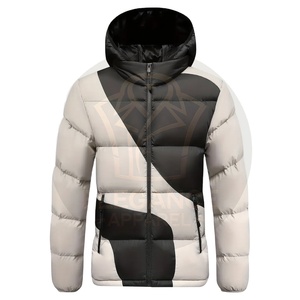 Chaqueta acolchada de moda Streetwear para hombres, Abrigo acolchado a granel, venta al por mayor, suministro de moda, chaqueta de invierno con capucha extraíble, chaqueta para hombres - Product Image 1
