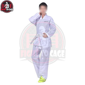 Tenues de BJJ Confortables Imprimées avec Logo Frontal Extensible, Respirantes, Légères en Polyester/Coton pour Arts Martiaux, Faible MOQ - Product Image 3