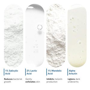 Be-Bodywise 4% AHA BHA Roll-on pour les aisselles |   Acide lactique à 2 %, acide mandélique à 1 %, acide salicylique à 1 % |   Parfum Aqua sans alcool - Product Image 3