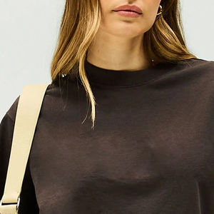 Women Summer T Shirts Designed For Lightweight Comfort And Everyday Wear Featuring / Breathable Fabric Soft Texture <b>Cheap</b> Rate - Product Image 2