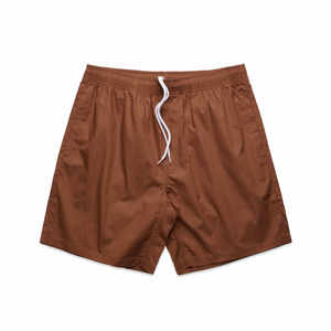Men's Woven Solid Hot Workout Athletic Shorts 95% Polyester 5% Spandex Lightweight <b>Quick</b> Dry Drawstring Closure - Product Image 5