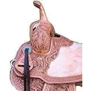 Selle de cheval en cuir véritable de qualité supérieure, style western, pour l'équitation, avec étriers et sangles réglables, fabrication sur mesure OEM - Product Image 2