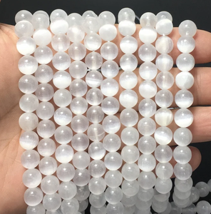 Perles de pierres précieuses naturelles mélangées |   Turquoise, Jaspe, Préhnite, Quartz Clair – Perles Rondes 6mm 8mm – Vente en Gros pour Fabrication de Bijoux - Product Image 3