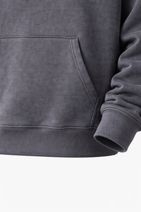 Sweat à capuche personnalisé en tissu brun uni |   Sweat-shirt à capuche en coton et polyester épais |   Sweat à capuche unisexe OEM ODM - Product Image 4