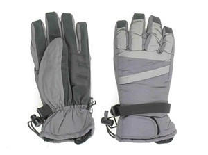 Gants de ski imperméables et isolés thermiquement, à doigts entiers, en polyester, avec fermeture à cordon, unisexes, pour les sports d'hiver en plein air, snowboard - Product Image 3