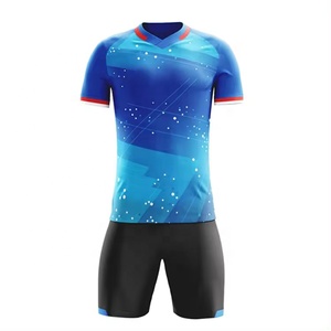 Tenue de football pour homme de haute qualité, nouvelle collection, sublimation, vêtements de sport, ensemble maillot et short. - Product Image 4