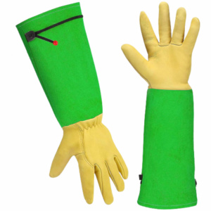 Gants de travail en cuir pleine fleur et croûte de cuir de vachette de haute qualité, certifiés CE, pour soudage TIG, ignifuges, antistatiques, avec manchette de sécurité - Product Image 4