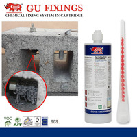 Adhésif d'ancrage de construction d'acrylate époxyde coaxial de l'injection 380ml pour attacher des barrières