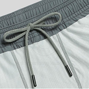 Ergonomic Design High Quality Men's Casual <b>Mid</b> Elastic Waist Gym Shorts Seamless Breathable Quick Dry Knitted Solid Eco-Friendly - Product Image 2