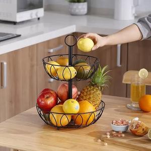 Panier à fruits unique en métal, design personnalisé, panier de rangement en acier, panier à fruits, produit phare pour la décoration de la maison, de la cuisine et de la table - Product Image 6