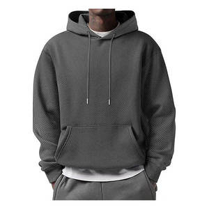 Customizable Polyester Cotton Winter Hoodie <b>Tech</b> Sporty Blank Soft Light Weight Unisex Pullover French Terry Quick Dry Hoodies - Product Image 1