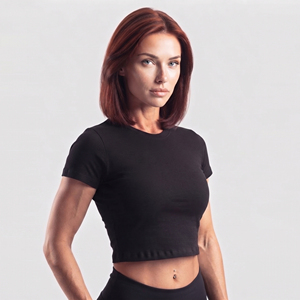 Women Gym Wear Cropped T Shirt Short Sleeve Yoga Fitness Wear Crop <b>Top</b> Tee Women Workout Wear Short Length T <b>Top</b> Women's - Product Image 5