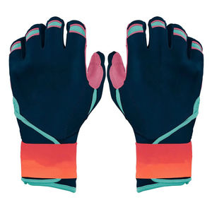 Gants de frappeur de baseball en cuir de qualité supérieure, personnalisables, pour droitier, respirants, pour entraînement de softball, vente en gros - Product Image 6
