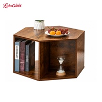 Table basse multifonctionnelle de style nordique, inspirée d'Instagram, minimaliste moderne, avec structure en bois