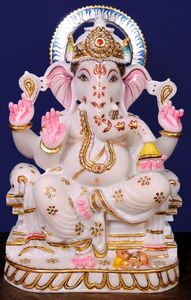Marble Ganesh Jee Murti - Product Image 5