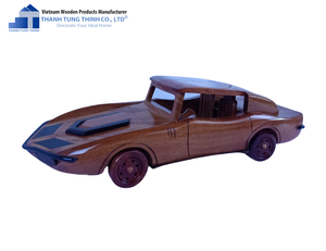 Handmade Wooden Vintage Car Storage Holder For Children's Toy - Product Image 4