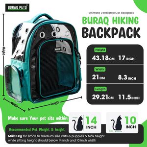 Pet Travel Hiking Bag OEM ODM Custom Logo Breathable Dog & <b>Cat</b> Carrier <b>Backpack</b> Direct Manufacturer - Product Image 2