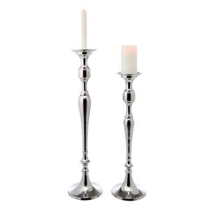 Grand chandelier en métal, support décoratif pour bougies en aluminium moulé, pour bougies piliers - Product Image 3