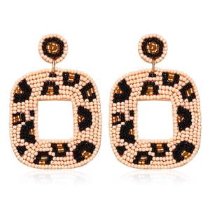 Pendientes Geométricos con Cuentas Coloridas, Estilo Bohemia para Mujer, Joyería de Fiesta, Pendientes de Moda - Product Image 5