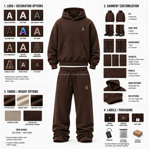 Ensemble Jogging Streetwear Personnalisé avec Logo Imprimé, Épaules Tombantes, Tissu Polaire Thermique, Capuche à Cordon, Poignets Élastiques, OEM, Nouvelle Collection Toutes Saisons - Product Image 6
