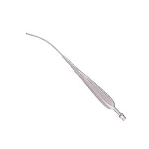 Tubo de Succión ENT de 18 cm, Curvo, de Acero Inoxidable, Cánula de Microsucción Nasal - Product Image 4