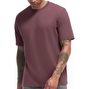 Camiseta de Hombre, Cuello Redondo, Manga Corta, Color Azul Claro, Corte Regular, Algodón Jersey, Estilo Casual - Product Image 5