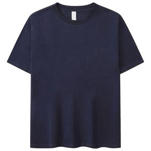 เสื้อยืดลายกรดซักได้สำหรับผู้ชายเสื้อยืดลายหินผ้าฝ้าย100% ซักได้โลโก้ตามต้องการ - Product Image 1