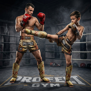 Protège-tibias personnalisés pour arts martiaux, impression de logo, kickboxing, Muay Thai, MMA, entraînement, vente en gros - Product Image 2