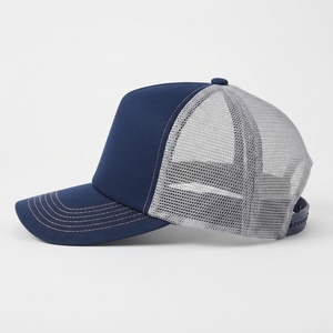 Custom 6 Panel Trucker <b>Hat</b> Mesh Snapback <b>Cap</b> Adjustable Baseball <b>Cap</b> Breathable Outdoor Sports OEM Logo - Product Image 4