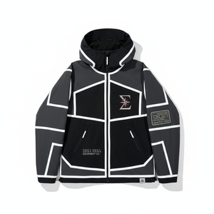 Custom Hardshell <b>Cycling</b> Waterproof Anorak Windbreaker Reversible <b>Reflective</b> <b>Jacket</b> UK for Outdoor Activities Hiking Coats - Product Image 3
