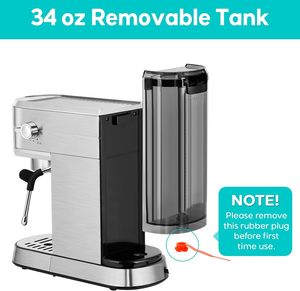 Máquina de Espresso Profesional de 20 Bares con Vaporizador de Leche y Tanque de Agua de 34 oz - Product Image 5