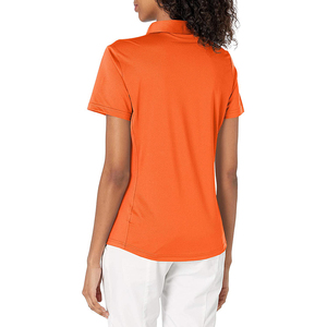 High Quality 180g Cotton Plain Pullover Polo Shirts Women Short Length Solid <b>Pattern</b> Summer Outdoor Women's Polo Shirts For Sale - Product Image 6