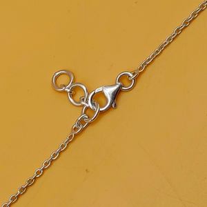 Style moderne 925 Sterling Silver Dainty Chaîne Collier pour Femmes Naturel À Facettes Chalcy Fine Pendentifs Charmes En Gros - Product Image 4