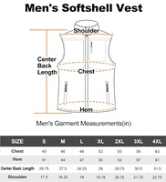 Gilet de course pour hommes Vêtements d'extérieur Veste légère coupe-vent doublée de polaire Softshell sans manches pour le golf