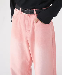 Jeans Anchos de Pierna Recta para Hombre, Estilo Vintage, Tallas Grandes, Unisex, Corte Holgado, Hip Hop, Streetwear, al por Mayor, Alta Calidad - Product Image 4