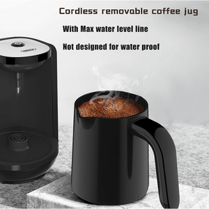 Macchina per Caffè Turco 480W, 250ml, Filtro Moka, Espresso Italiano, Macchina per Caffè Elettrica a Goccia con Sensore Touch - Product Image 3